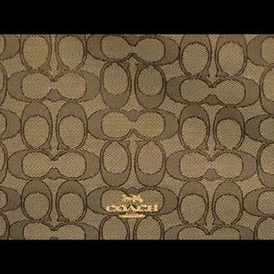 Coach Signature Canvas Zip Shoulder Bag